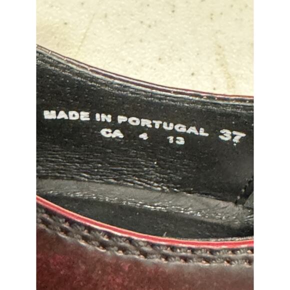 Vintage Women's Dansko EU 37 US 6.5 Golden Gate Retro Y2K Red Leather Clogs - Picture 13 of 13